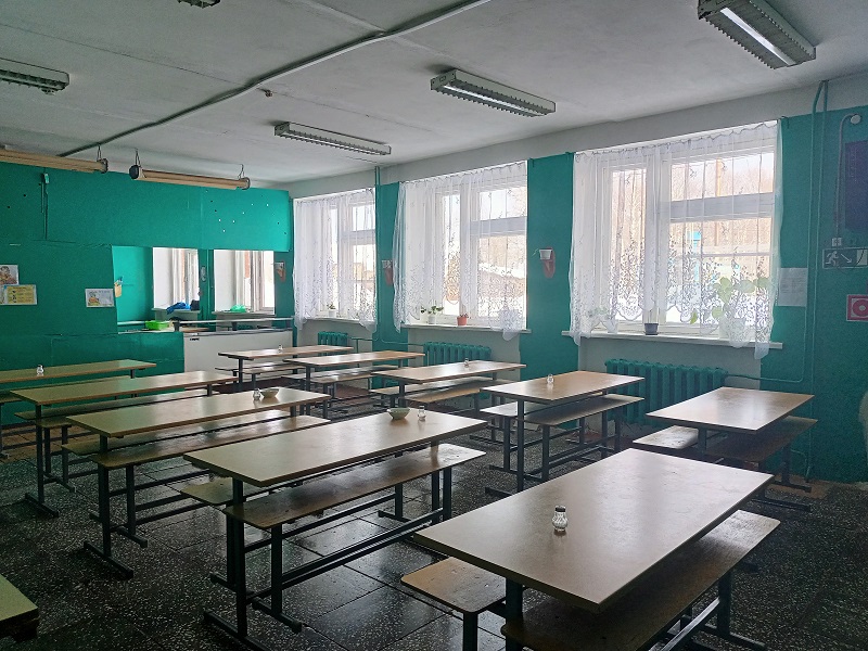 столовая Архангельской школы