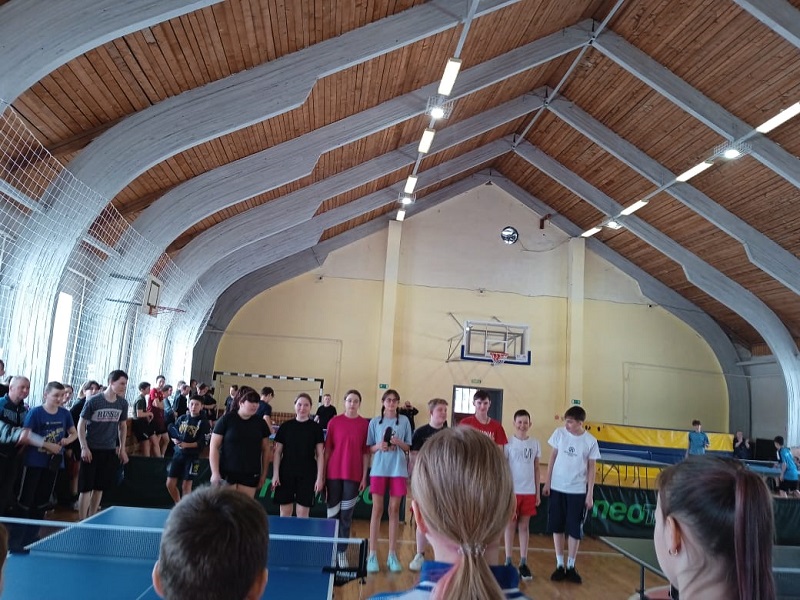 Сборная команда Красногорского   района  по настольному теннису в зональных Республиканских соревнованиях.