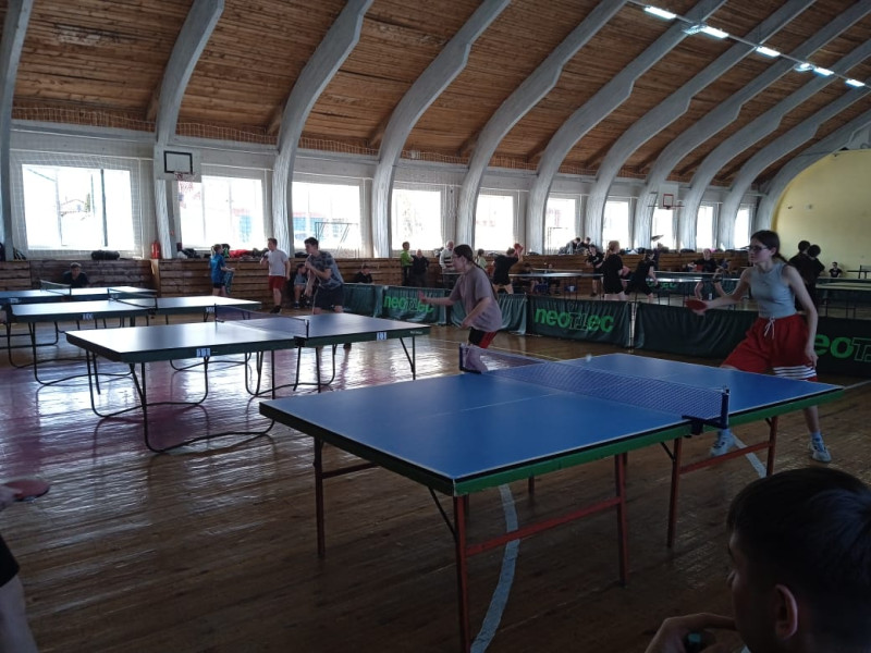 Настольный теннис в  зональных Республиканских соревнованиях.